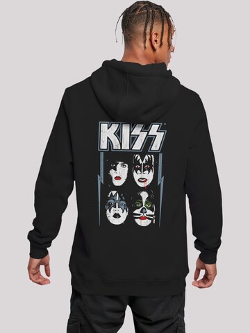 Sweat-shirt 'Kiss Rock Music Band Made For Lovin' You' F4NT4STIC en noir