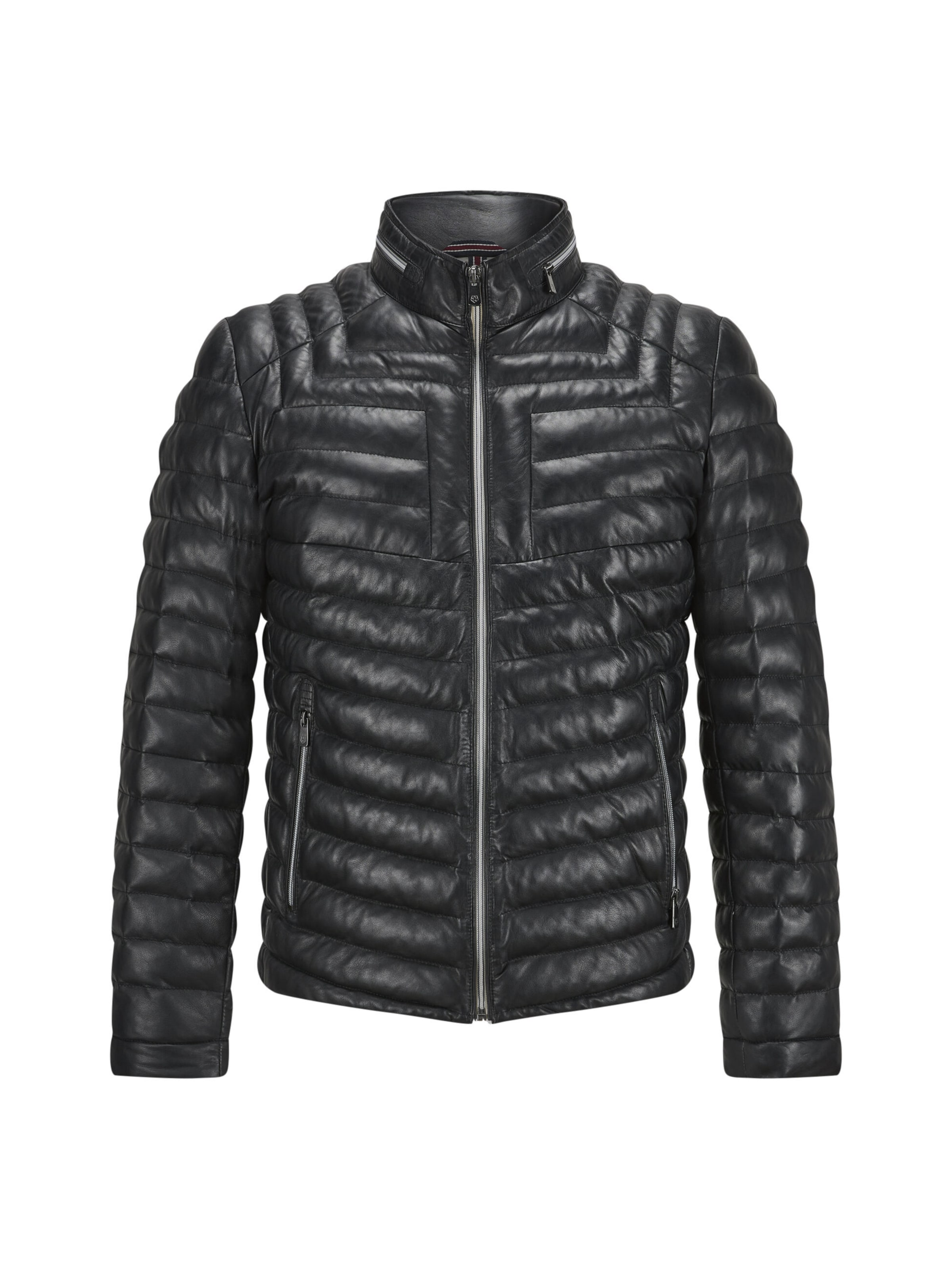 Veste mi-saison 'MSMalik' MILESTONE en noir : devant