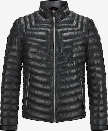 Veste mi-saison 'MSMalik' MILESTONE en noir : devant