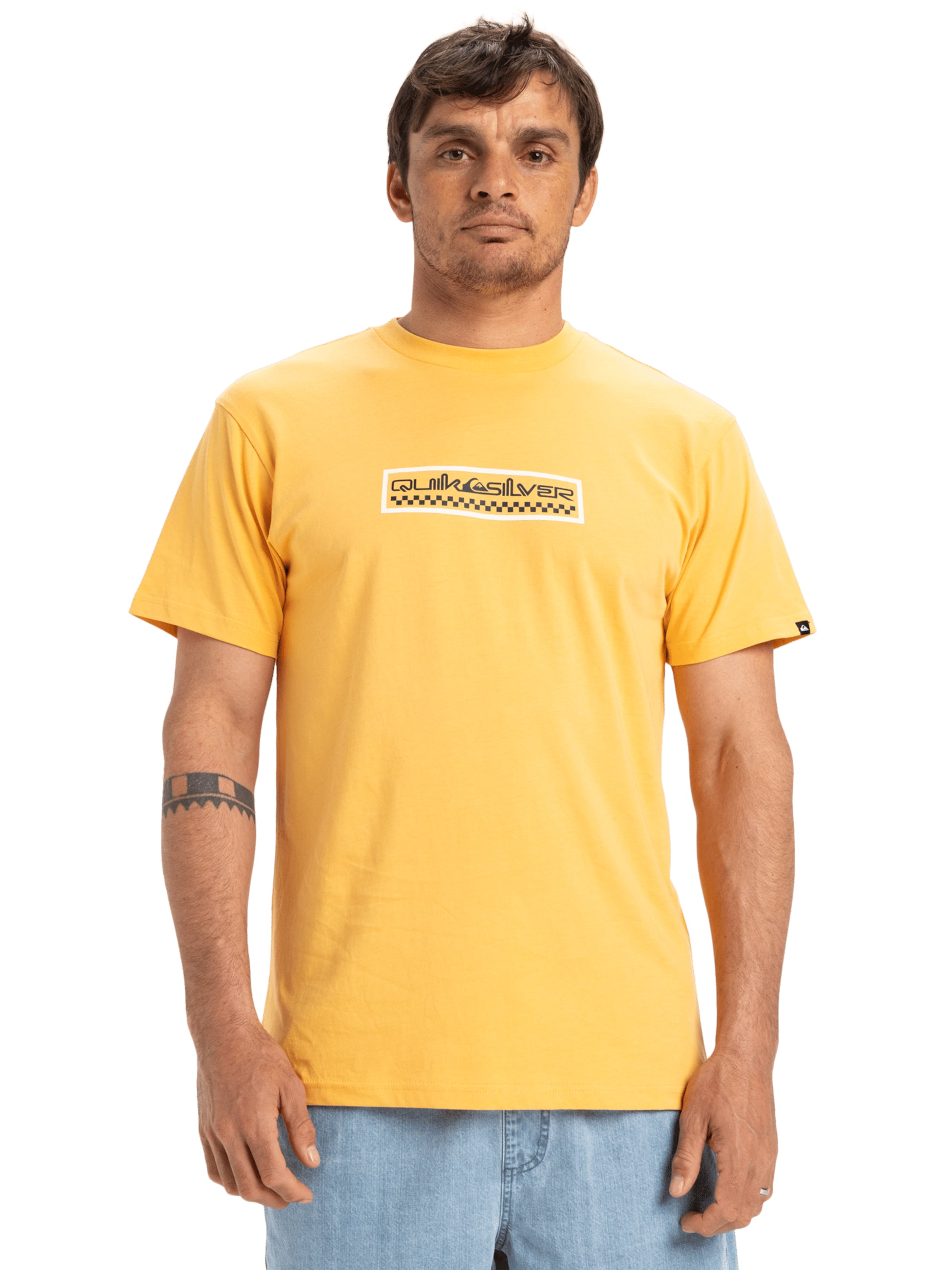 QUIKSILVER Shirt 'Ev Sun Dagger' in Yellow: front