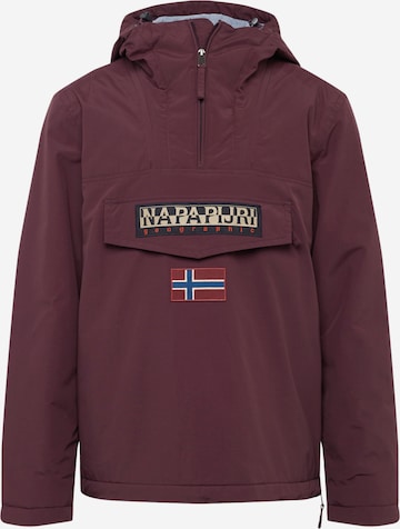 NAPAPIJRI - Chaqueta de entretiempo 'RAINFOREST' en rojo: frente