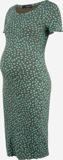 Supermom Kleid 'Flower' in khaki / jade, Produktansicht