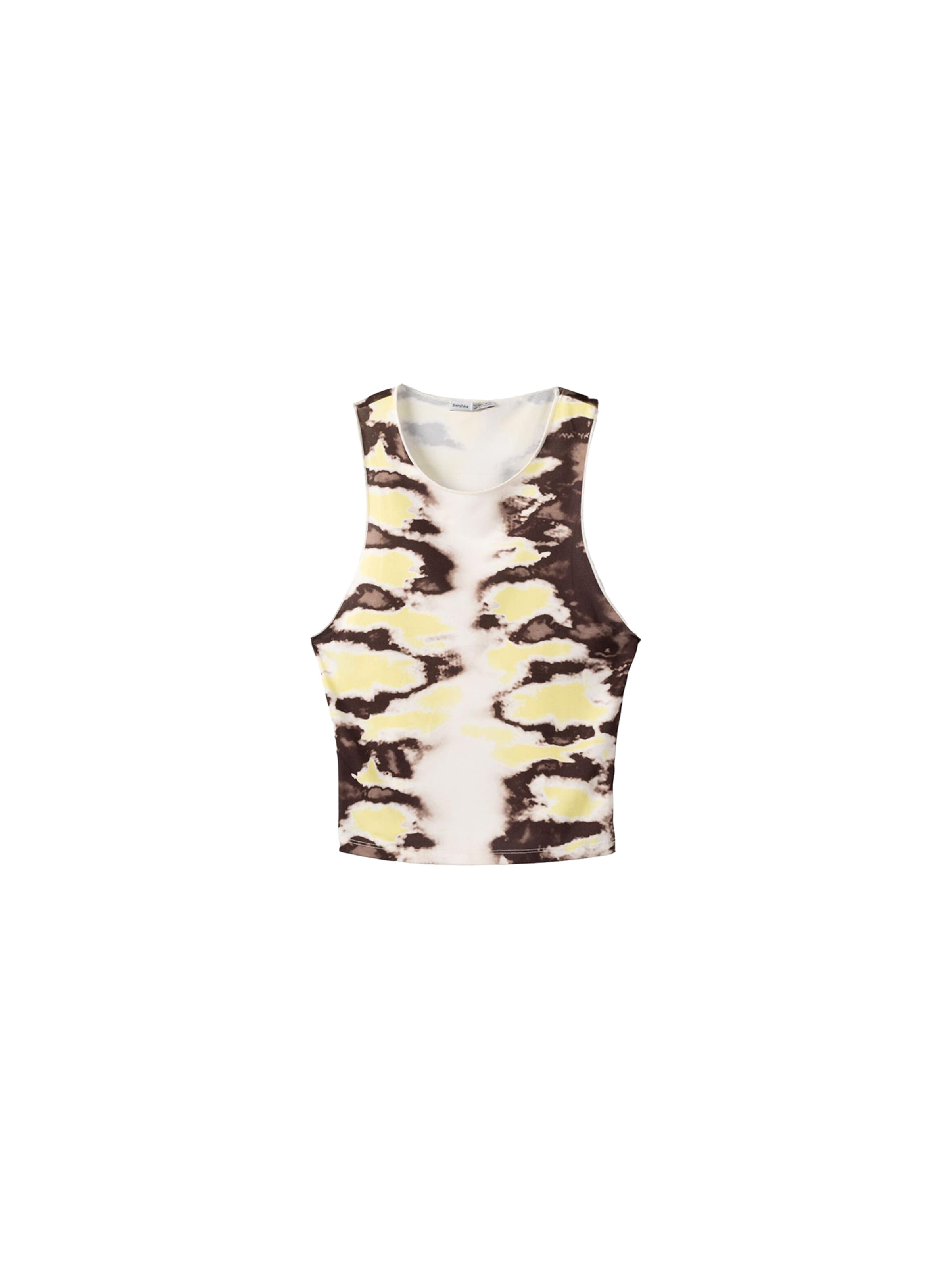 Bershka Top - Zmiešané farby: predná strana