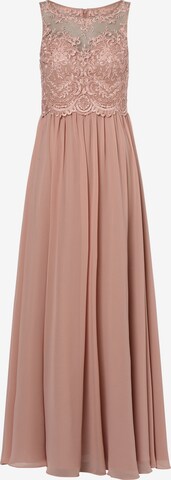 Laona Evening Dress in Pink: front