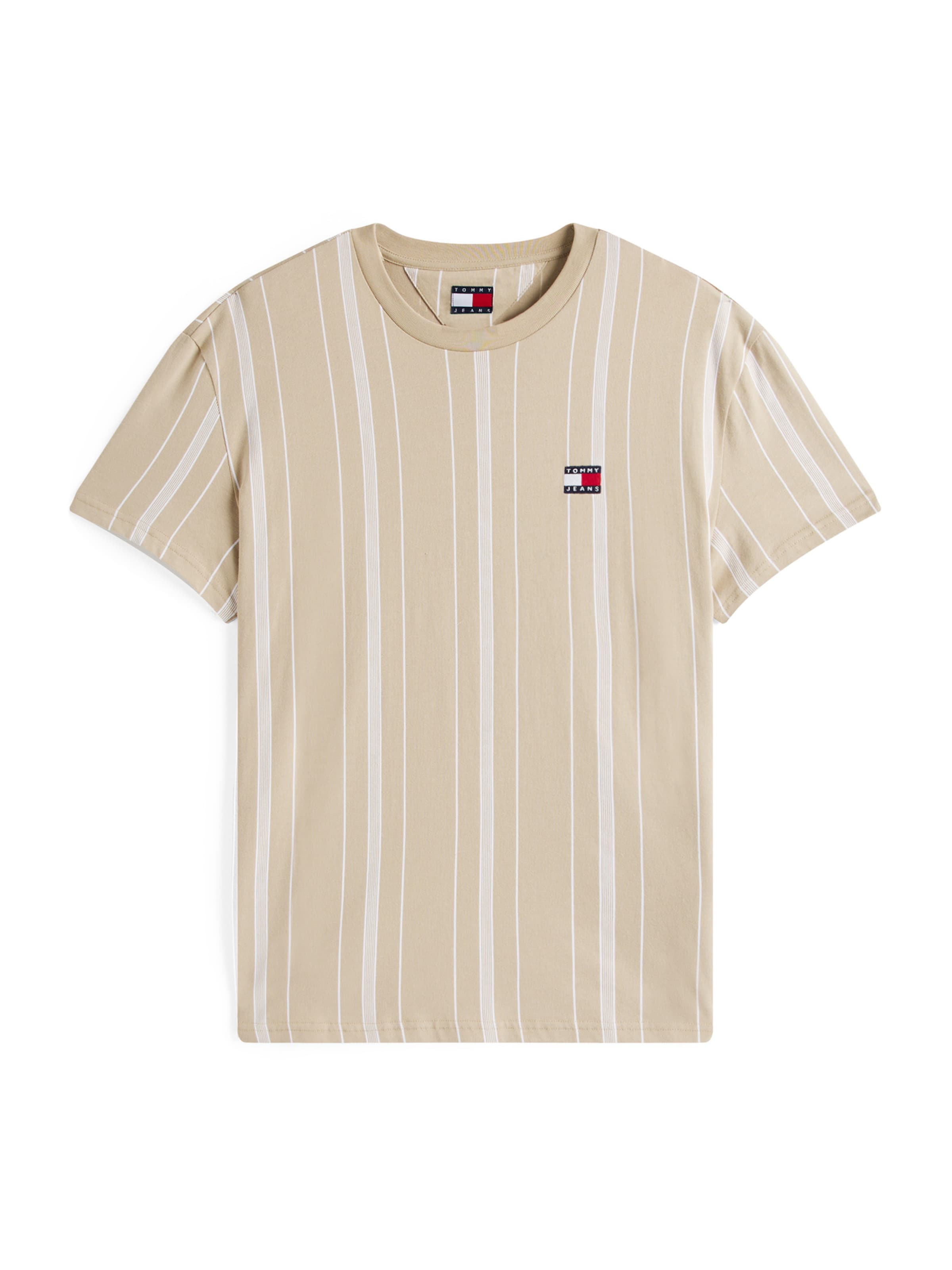 Tommy Jeans Bluser & t-shirts i beige / hvid, Produktvisning
