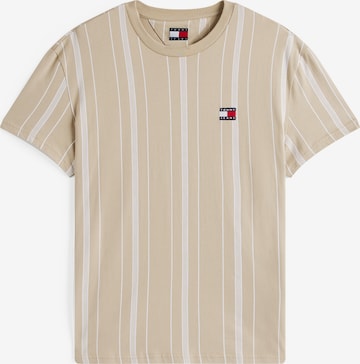 T-Shirt Tommy Jeans en beige : devant
