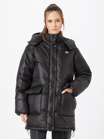 LEVI'S ® - Abrigo de invierno 'Luna Core Puffer Mid' en negro: frente