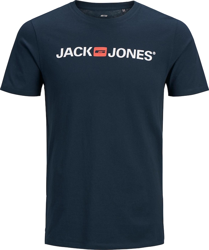 Jack & Jones Plus T-Shirt in Navy