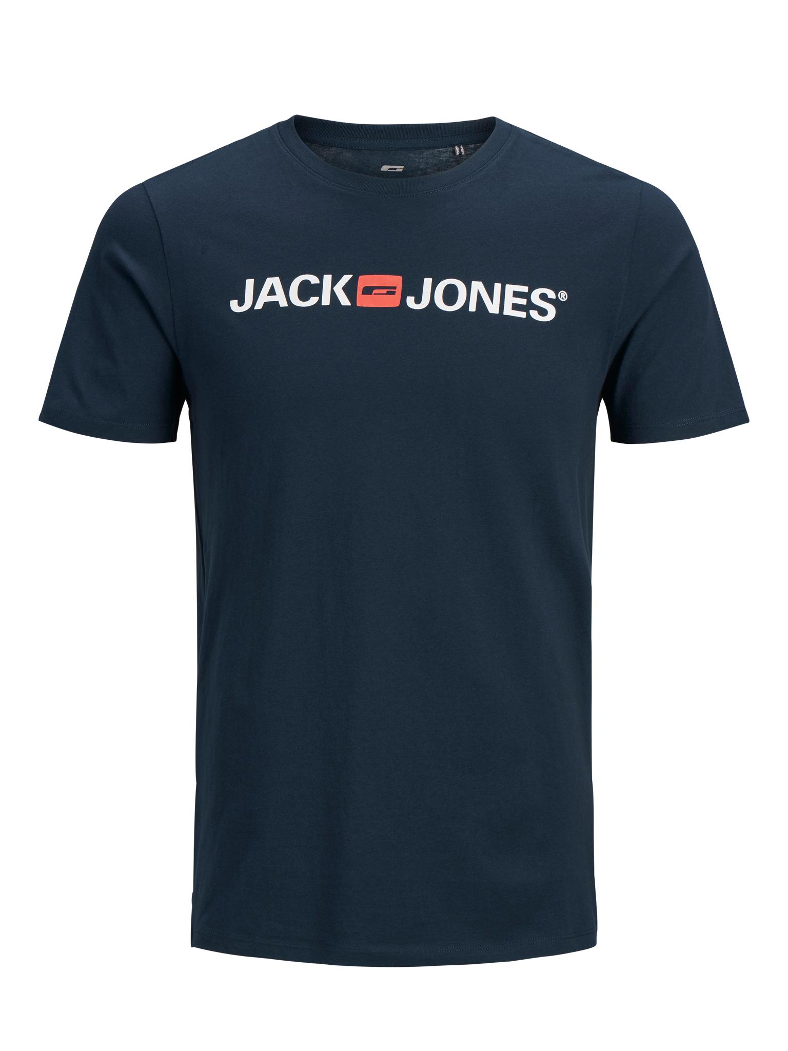 Mężczyźni Odzież Jack & Jones Plus Koszulka w kolorze Granatowym 