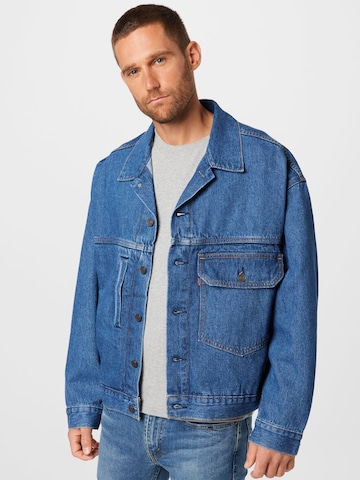 LEVI'S ®Prijelazna jakna 'Stay Loose Type 1' - plava boja: prednji dio