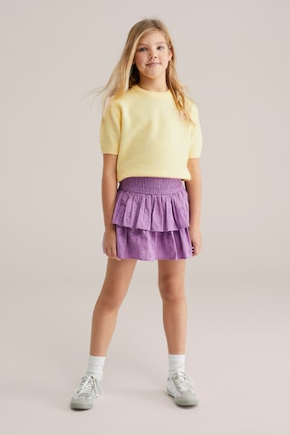 WE Fashion Юбка в Лиловый
