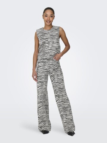 ONLY Wide leg Jeans 'ONLHope' in Grey