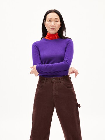 ARMEDANGELS Sweater in Purple: front