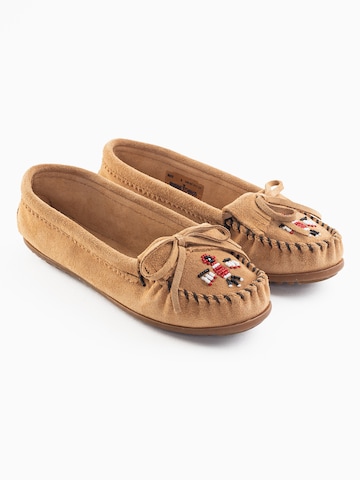 Minnetonka - Mocassins 'Thunderbird' em castanho