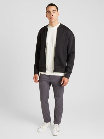 Calvin Klein Jeans - Sudadera con cremallera en negro