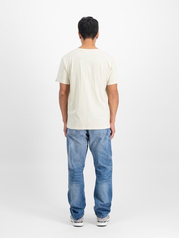 T-Shirt ALPHA INDUSTRIES en blanc