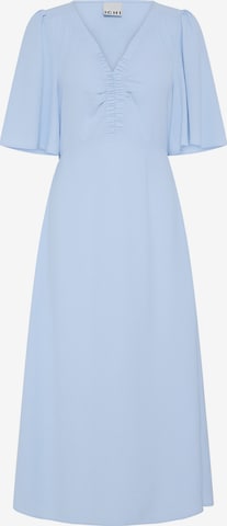 ICHI - Vestido em azul: frente