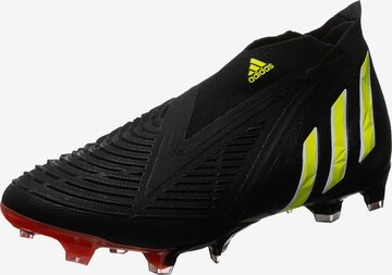 ADIDAS PERFORMANCE Soccer Cleats 'Predator EDGE+' in Black: front