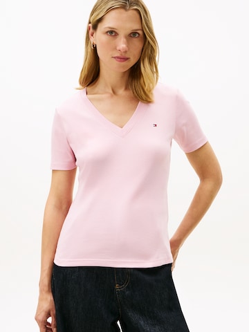 Tricou 'CODY' de la TOMMY HILFIGER pe roz: față