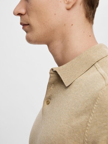 SELECTED HOMME Pullover 'BERG' i beige