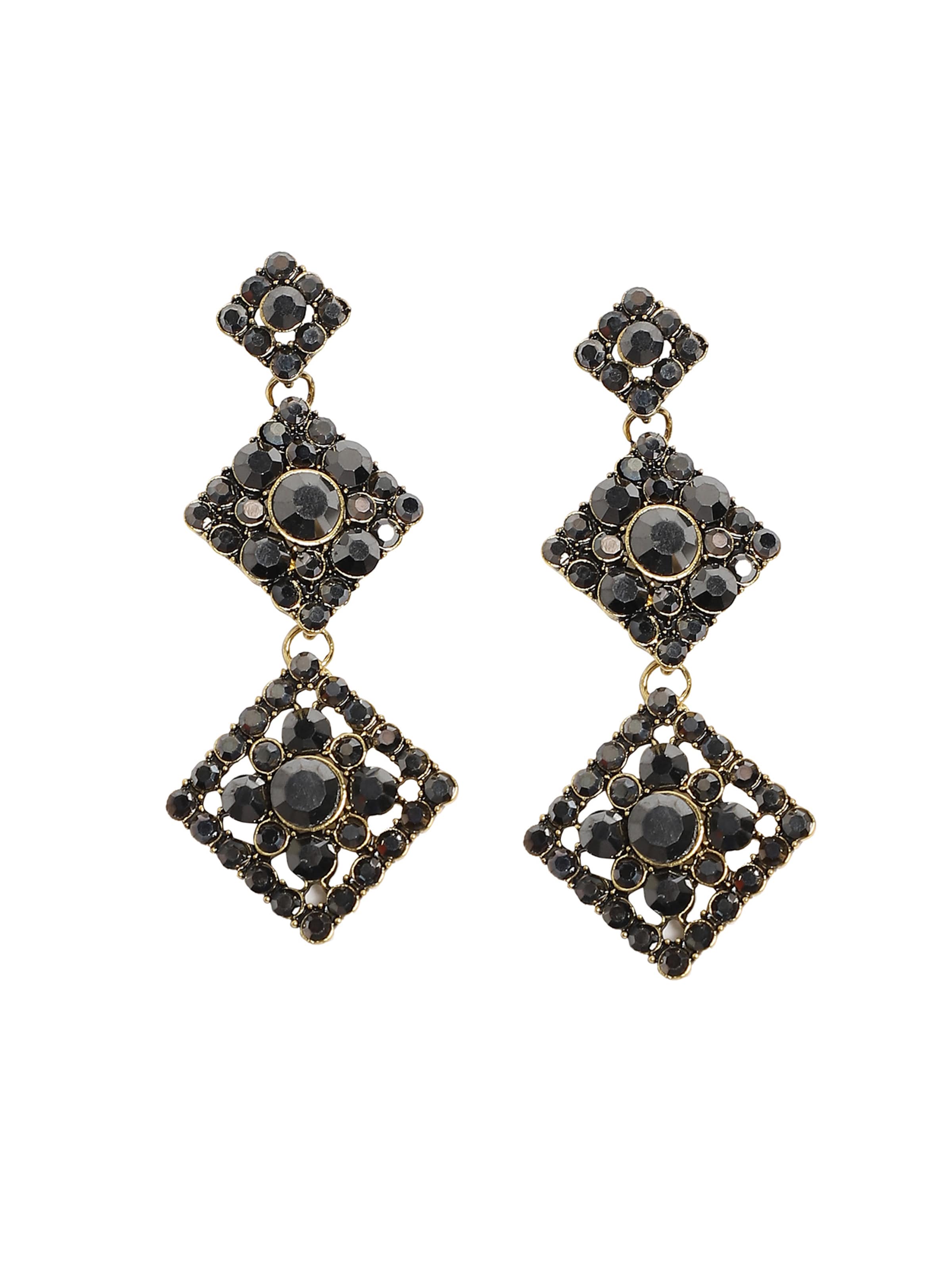 Boucles d'oreilles SOHI en argent : devant