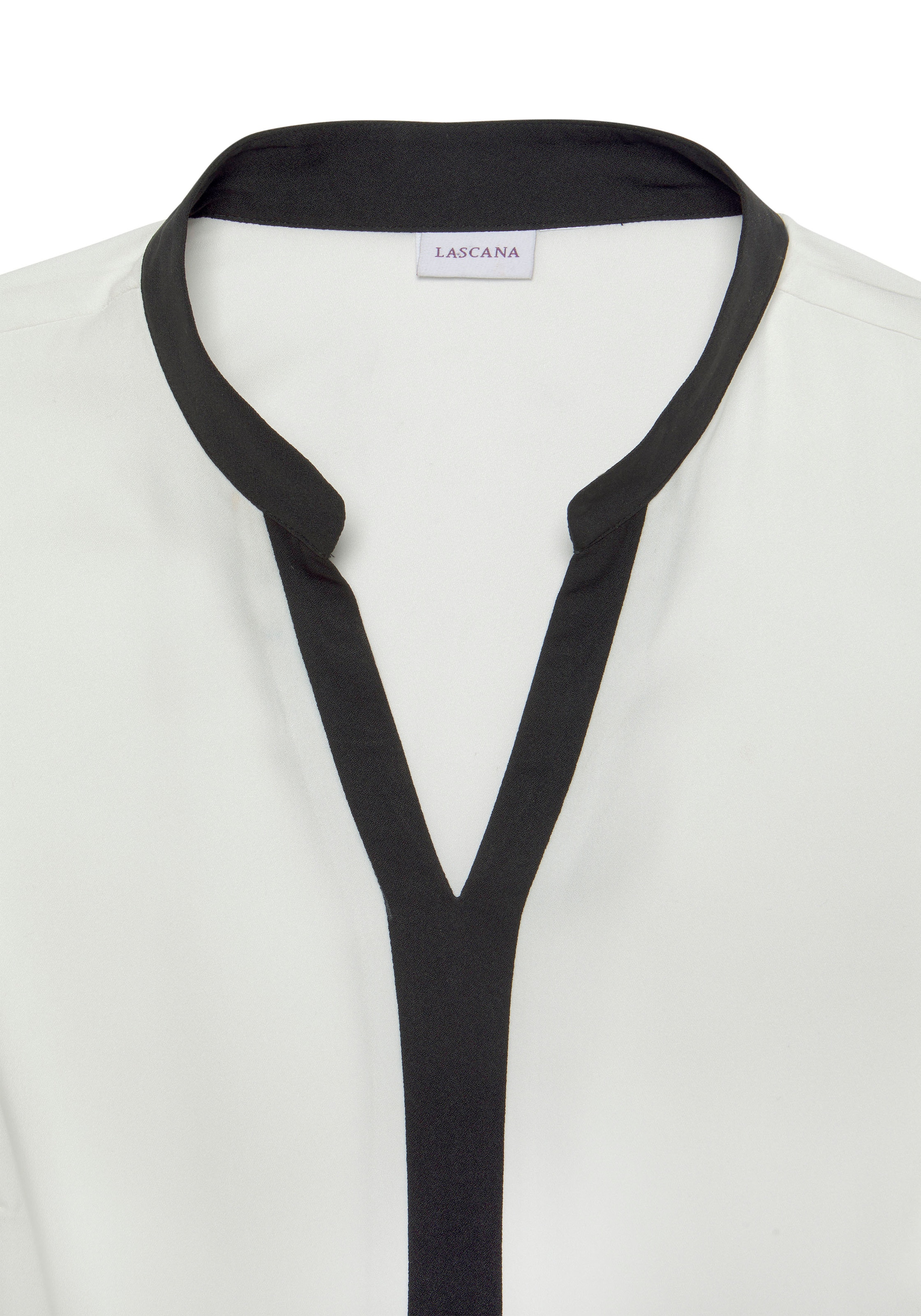 LASCANA Bluzka w kolorze beżowy