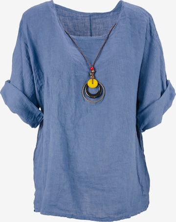 Chemisier 'Lina' Seasons of April en bleu : devant