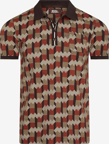 4funkyflavours - Camisa 'Count The Ways' em castanho: frente