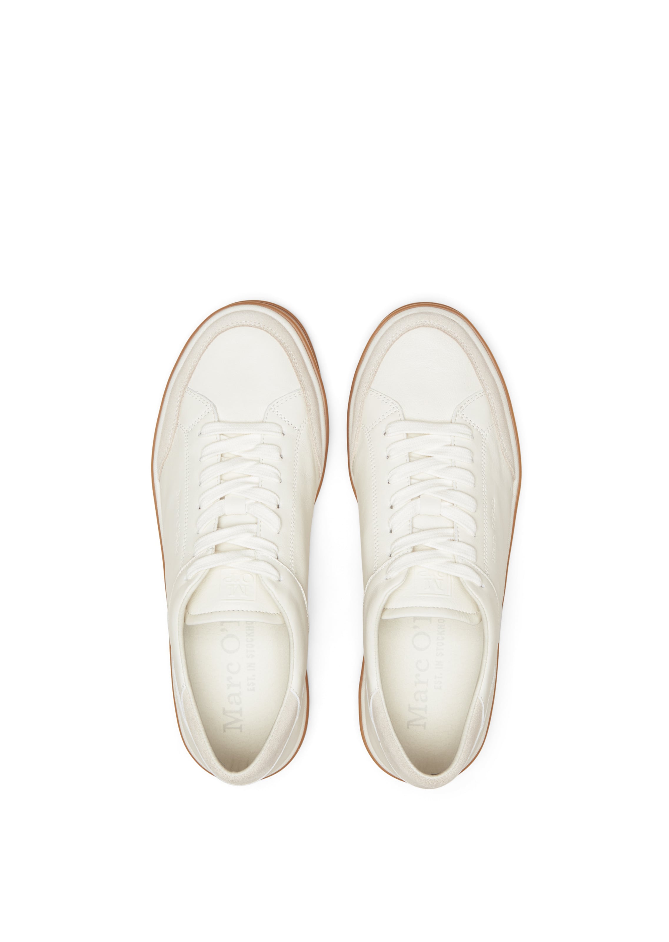 Marc O'Polo Platform trainers 'Enrique' in White