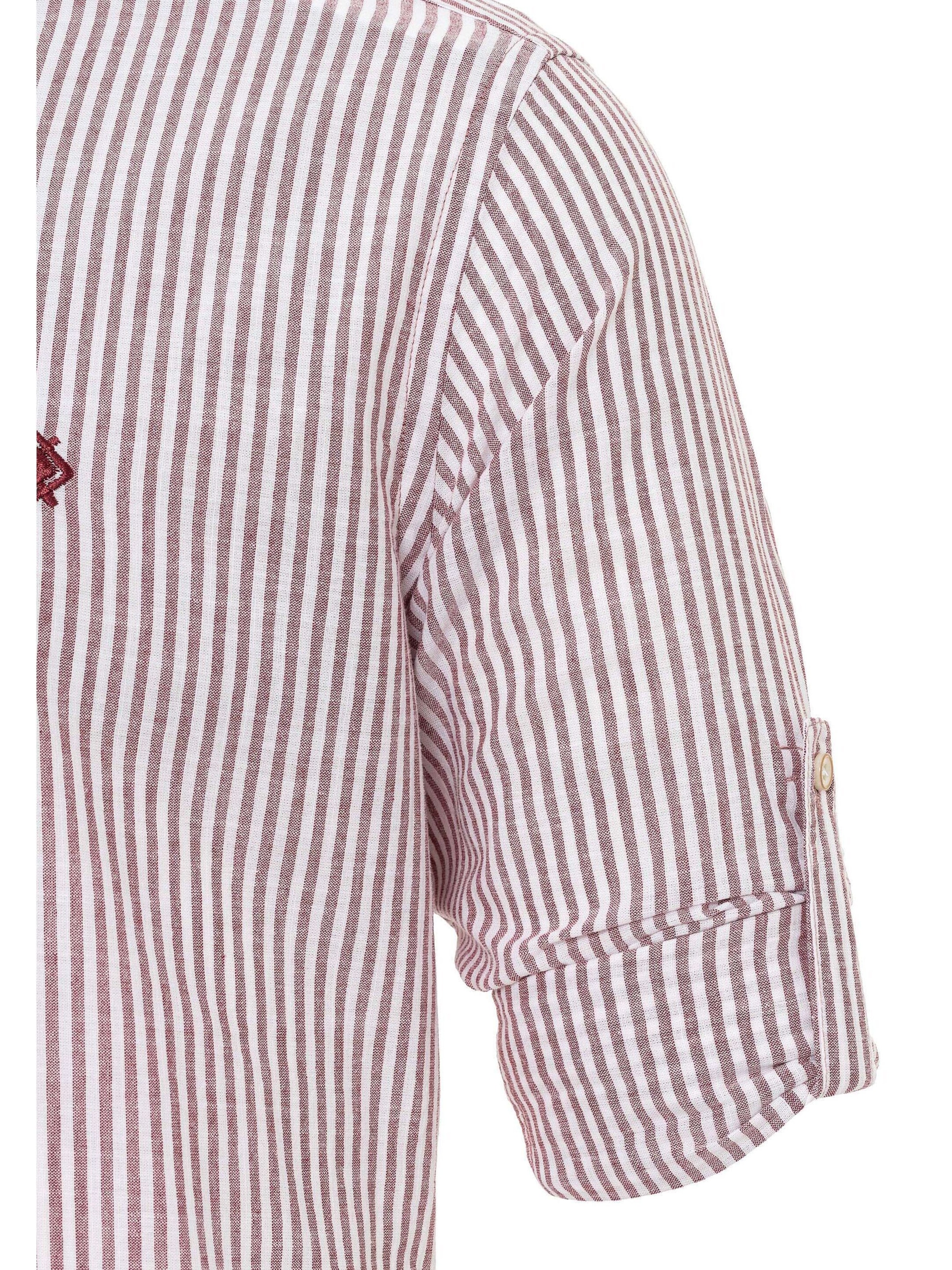 Coupe slim Chemise 'CH194' CIPO & BAXX en rouge