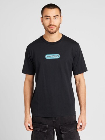 CONVERSE - Camiseta 'CLASSIC SKATEBOARDING' en negro