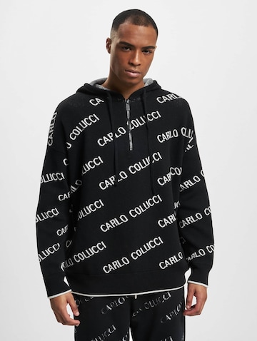 Carlo Colucci Pullover in Schwarz: Vorderseite