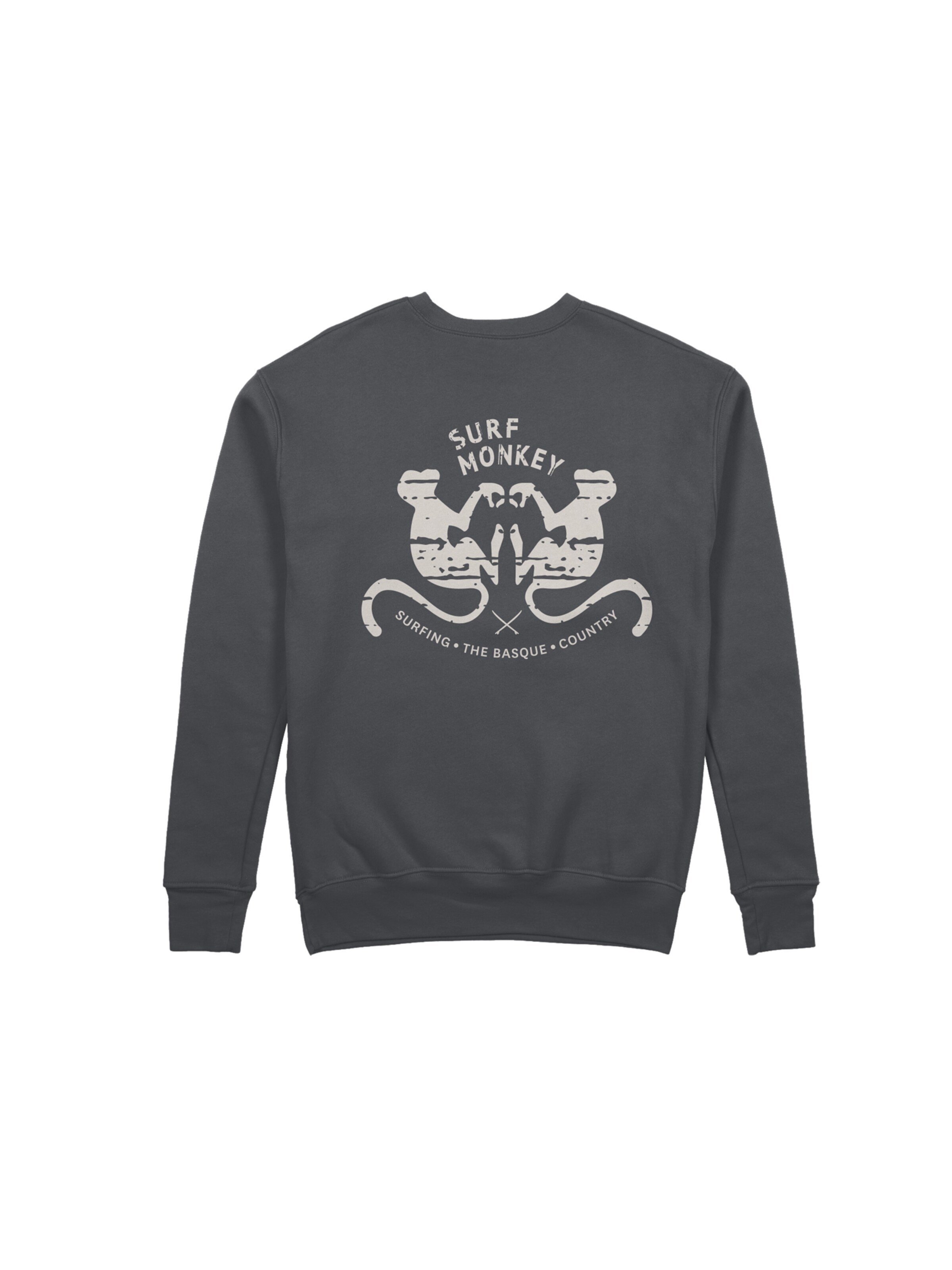 Sweat-shirt Surf Monkey en gris