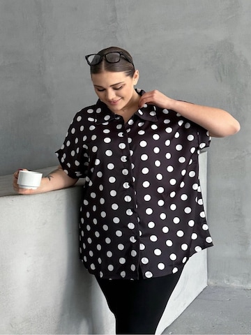 Stil Diva Shirt in Zwart