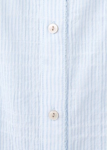 MANGO Short Pajama Set 'Sienna' in Blue