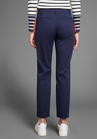 HECHTER PARIS Slimfit Chinohose in Blau