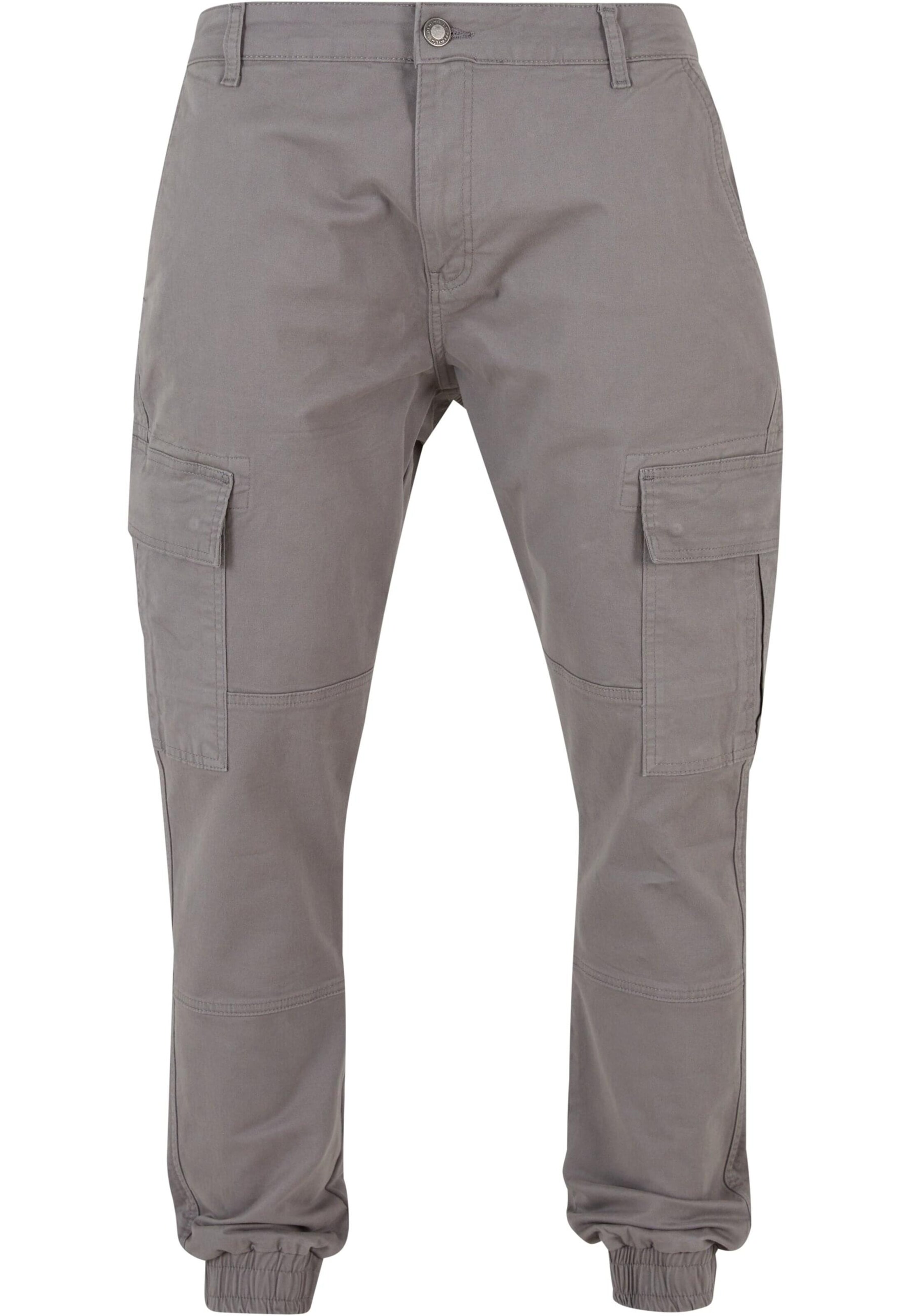 Tapered Jeans cargo di 2Y Premium in grigio: frontale