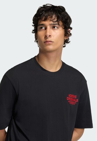 ADIDAS ORIGINALS T-Shirt 'Varsity' in Schwarz
