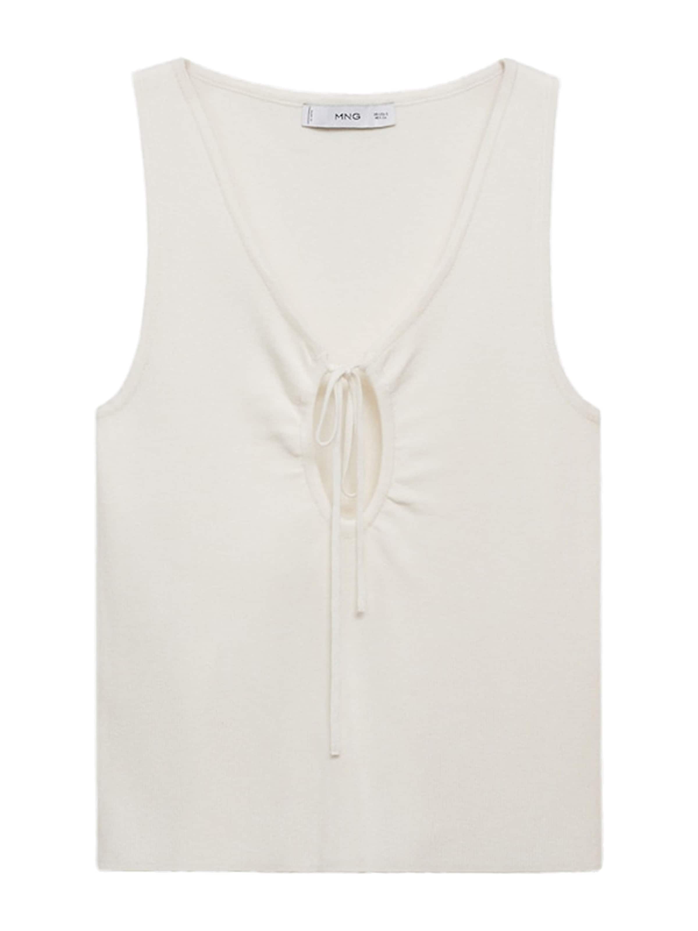 MANGO Knitted top 'FORAT' in Beige: front