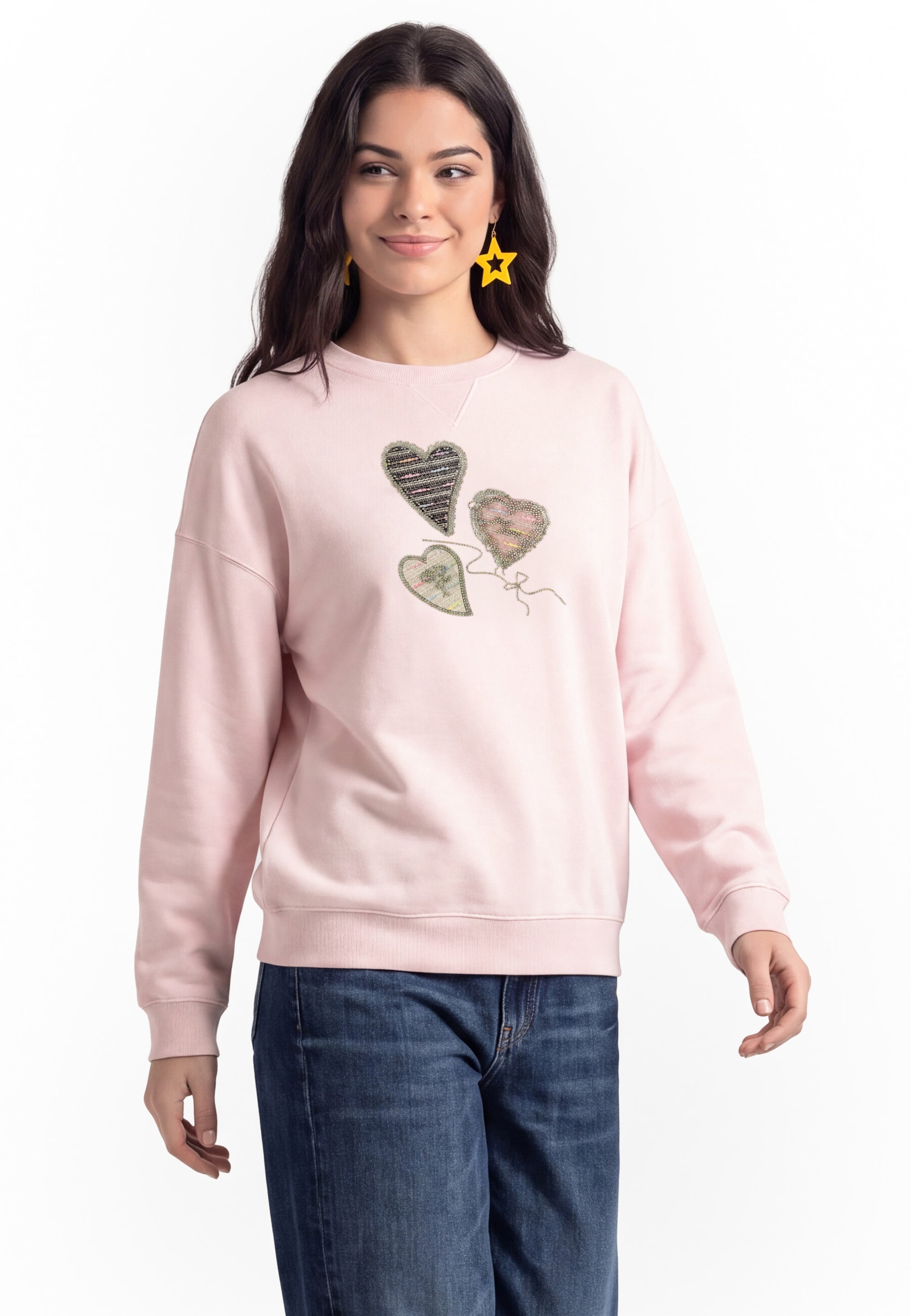 MYMO - Sudadera en rosa: frente