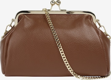 Pochette Cluty en marron : devant