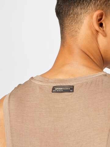 Superdry Sporttop in Beige