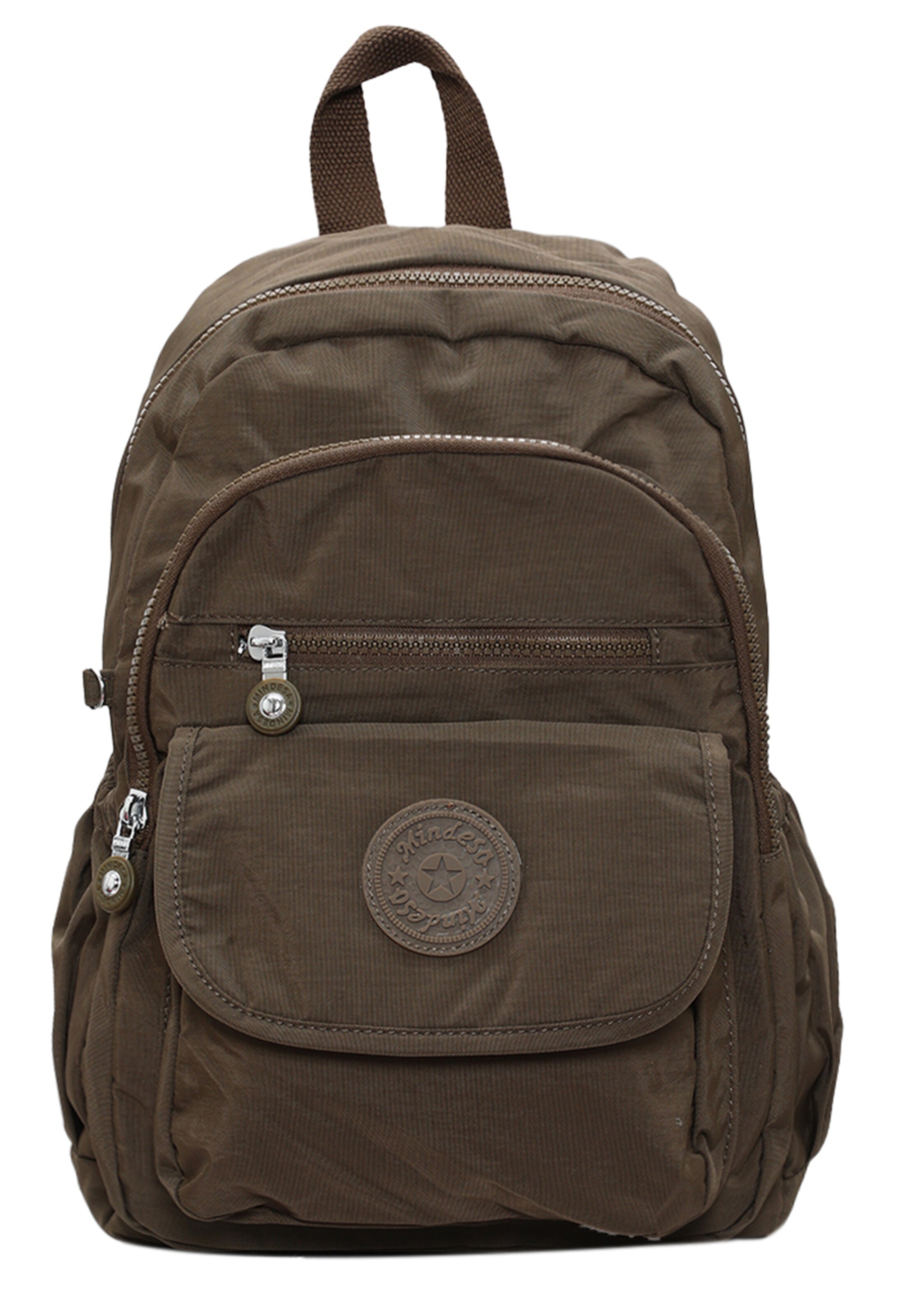 Mindesa - Mochila en marrón: frente