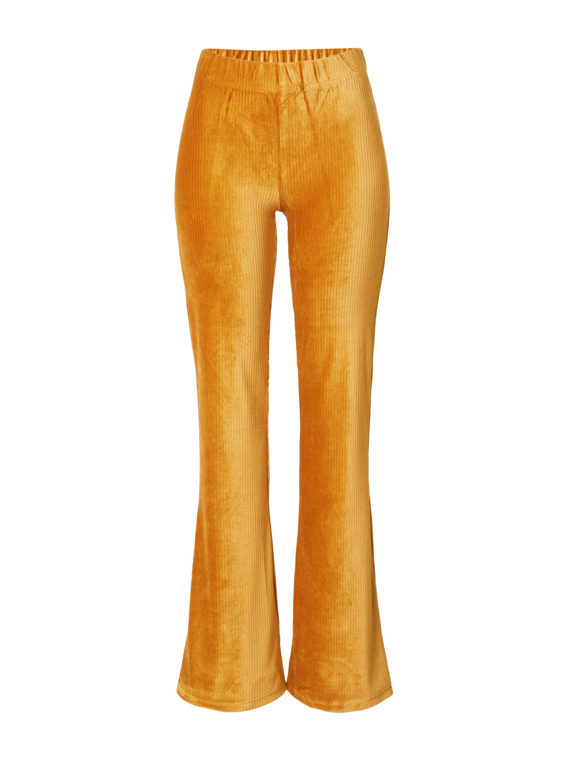 NEON & NYLON Flared Pants 'KAIA' in Brown: front