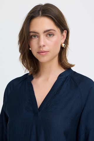 Fransa - Blusa 'MINNAS' em azul