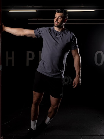 T-Shirt 'Essential Grip T-Shirt' Fortex Fitness en gris