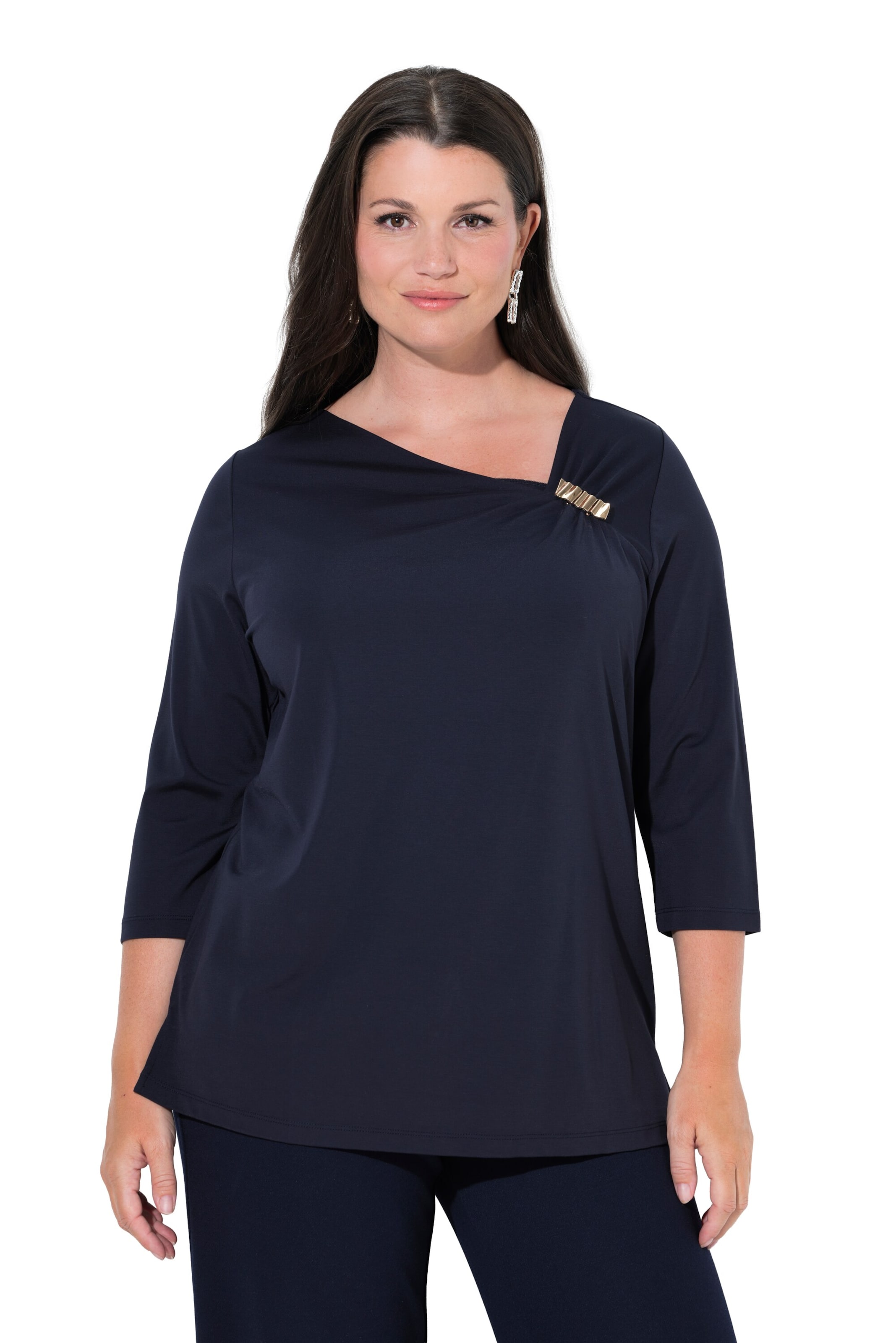 Ulla Popken Shirt in Blue: front