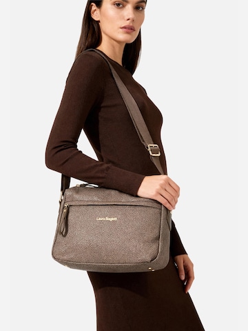 Borsa a tracolla 'Lorde 11' di Laura Biagiotti in beige: frontale