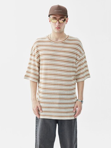 VAMOS CLO Shirt 'Calibrachoa' in Beige: front