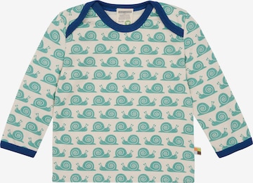 loud + proud Shirt 'Schnecken' in Grün: Vorderseite